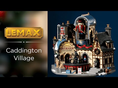 LEMAX Ludwig’s Wooden Nutcracker Factory, with 4.5V Adaptor #95463